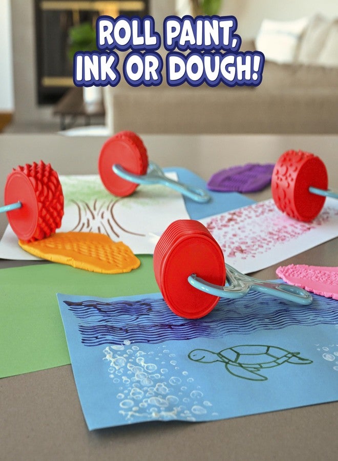 Ready 2 Learn Paint & Dough Explorers | 4 Patterns | Set 1 | Imagine Colors | Playdough Accessories | Paint Stamps and Clay Tools for Kids - Image 2